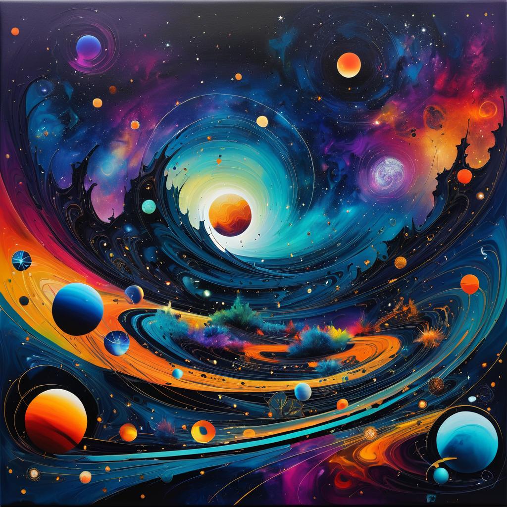 Cosmic Journey: An Abstract Adventure