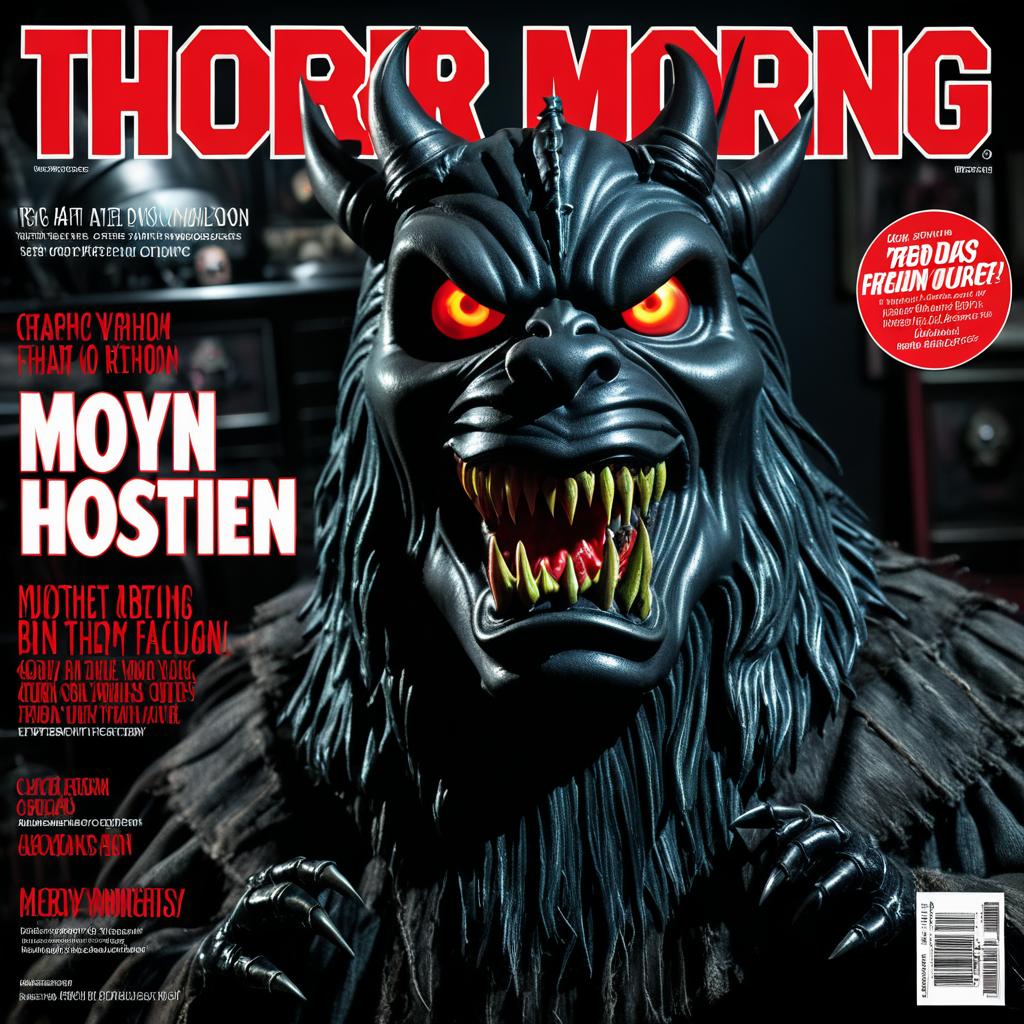 Classic Monsters on a Horror Magazine Cover