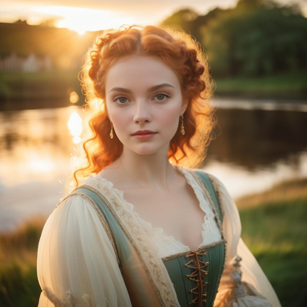 Enchanting Scottish Renaissance Beauty Portrait