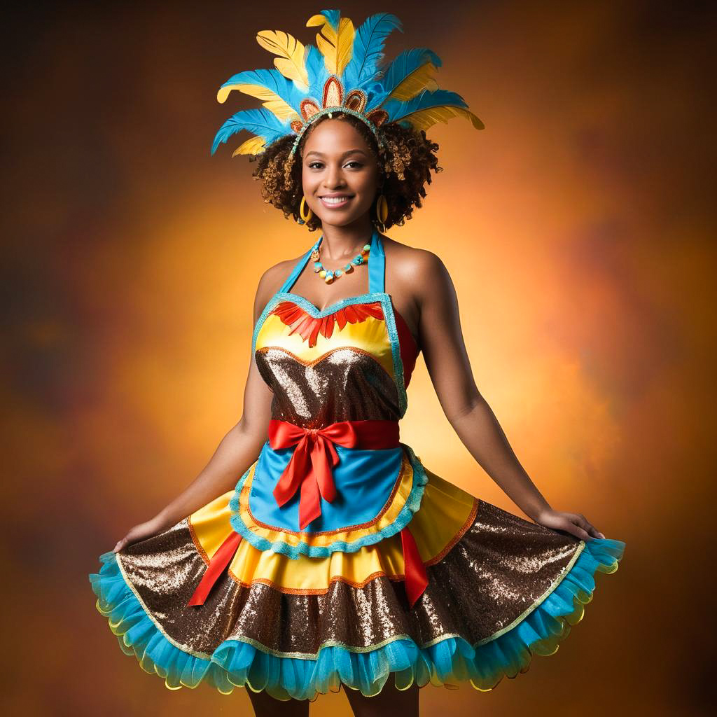 Caribbean Carnival Costume Designer Portrait