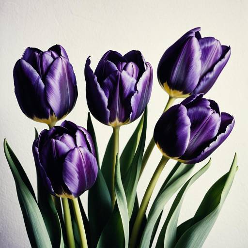 Violet Tulips Bouquet