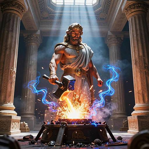Epic Greek God Magical Forge
