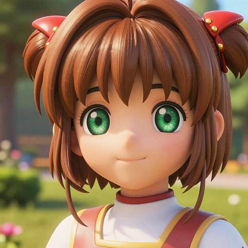 Ultra-Detailed Sakura Kinomoto Portrait