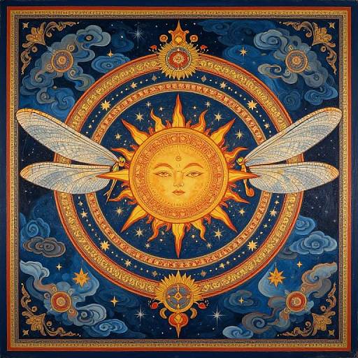 Mystical Sun Mandala Portal