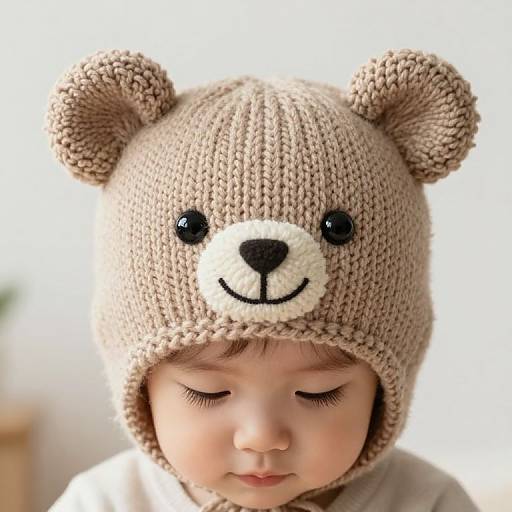 Adorable Teddy Bear Hat Knitting Pattern