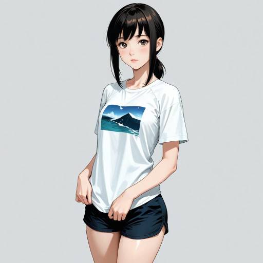Blushing Fubuki from Kancolle Portrait