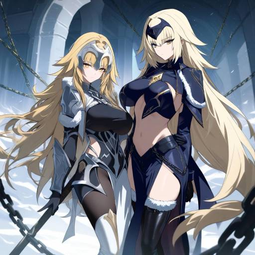 Jeanne d'Arc Ruler with Blonde Characters