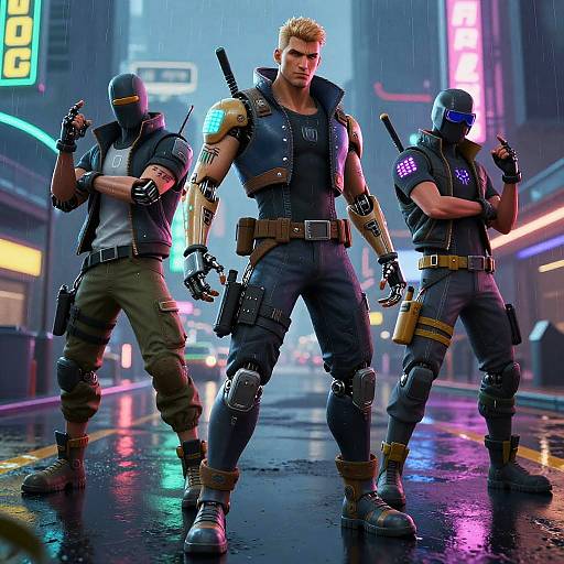 Cyberpunk Fortnite Street Fighters