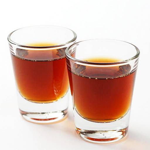 Close-Up Shot of Amber Liquids