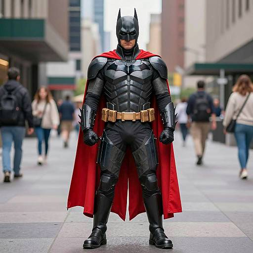 Urban Superhero: Realistic Batman in Action