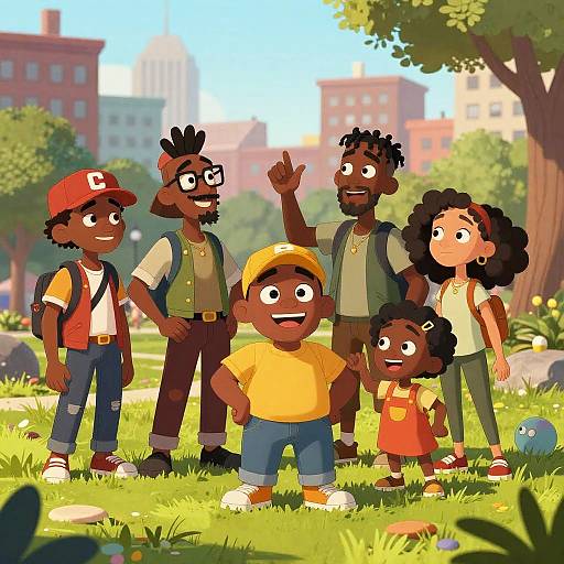 Custom Boondocks Characters in Park