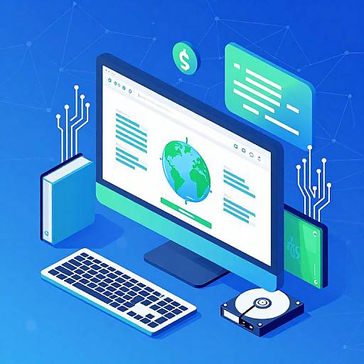 Vibrant Web Development Graphic Design