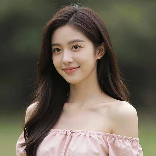 Seductive Outdoor Portrait with Realistic Lighting