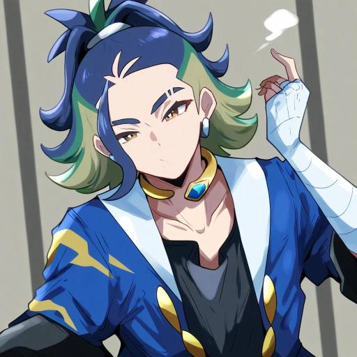 Illustration of Adaman (pokemon), pokemon in the style of Machismo fuji