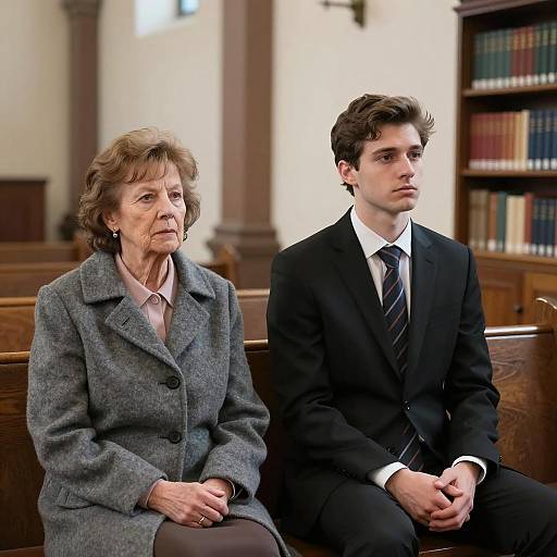 A Serene Moment in a Church