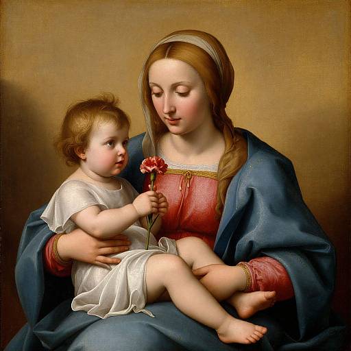 Renaissance Madonna with Child