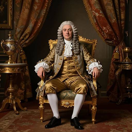 18th Century Royal Court Portrait