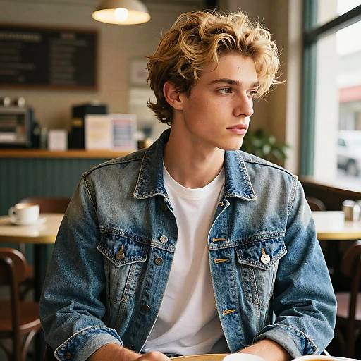 Retro Blonde Hairstyle Fashion Shoot