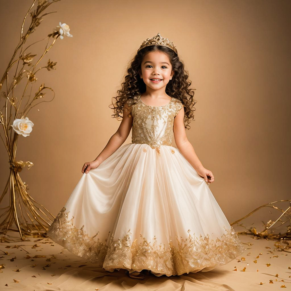 Fairytale Photo Shoot with Joyful Child