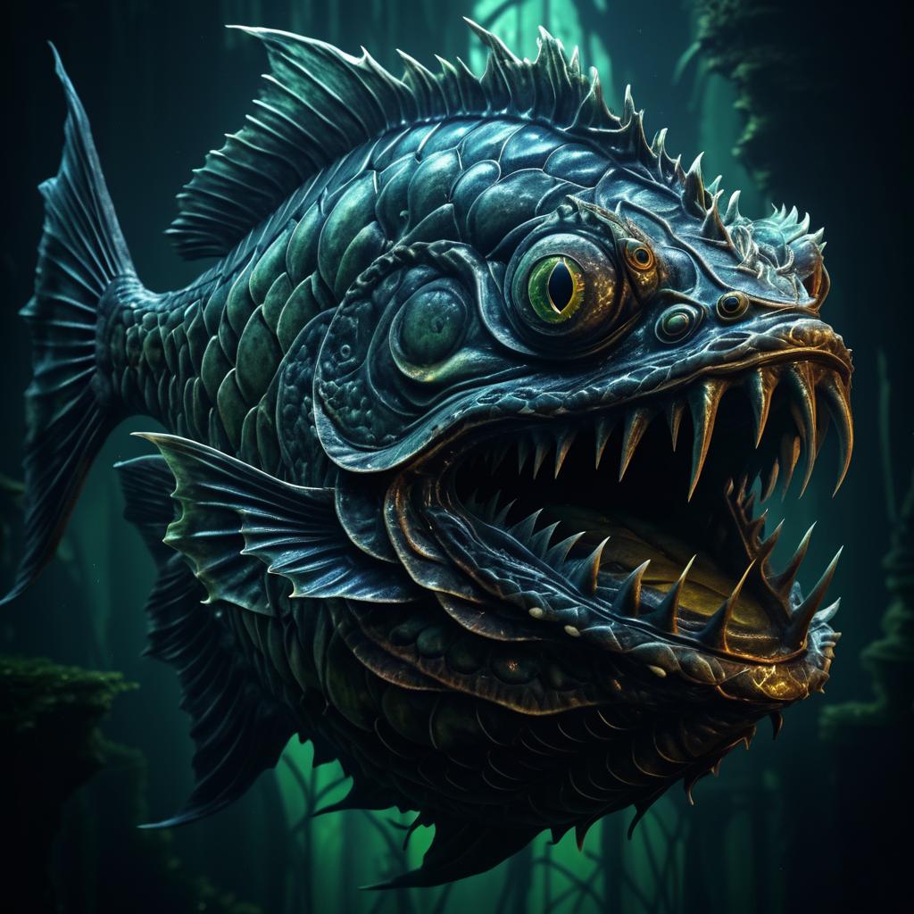 Nightmare Fish: A Grotesque Fantasy Creation