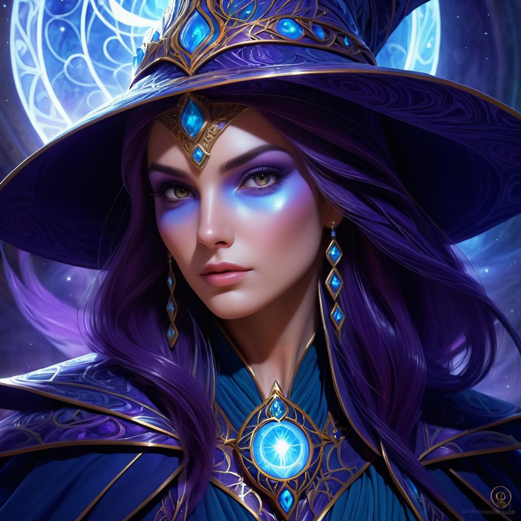 Cinematic Mystical Sorceress Concept Art