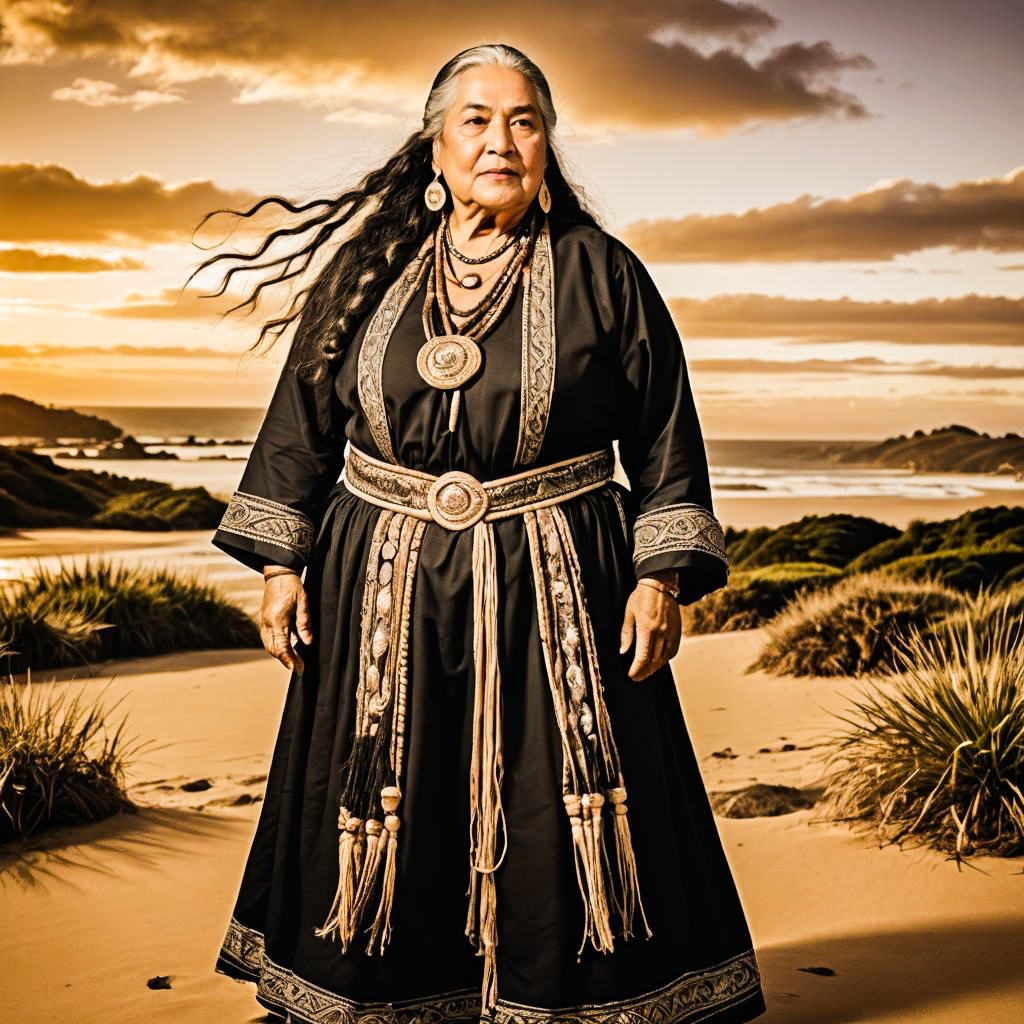 Proud Māori Elder Portrait in Studio