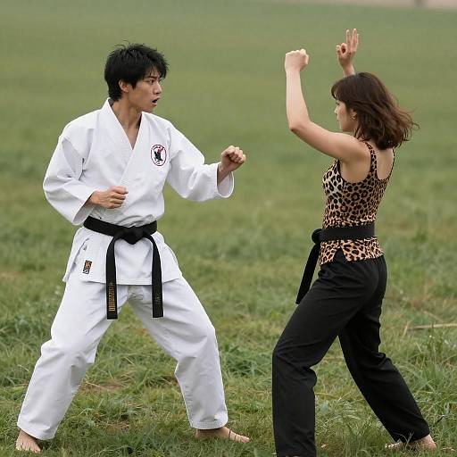 Dynamic Duel in a Grassy Field