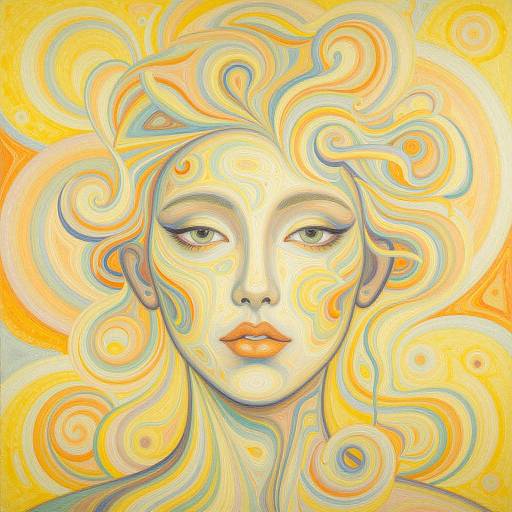 Surreal Abstract Woman's Portrait