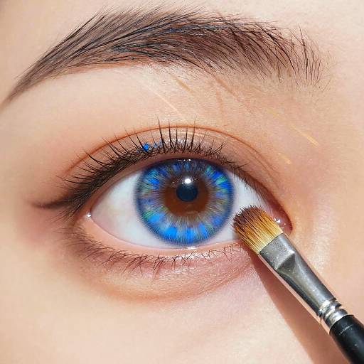 Surreal Eye Color Brush Art