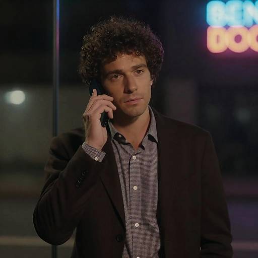 Focused Man in Dark Blazer Photo