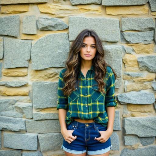 Casual Urban Style in Green and Yellow