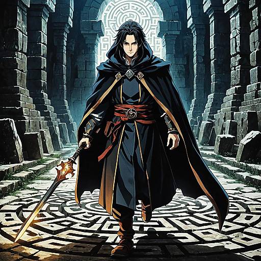 Cunning Rogue in a Haunted Labyrinth