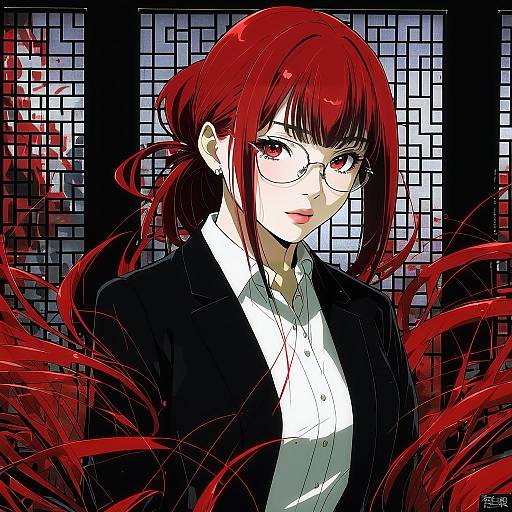 Illustration of Aozaki touko, kara no kyoukai in the style of Miyagoe yoshitsuki