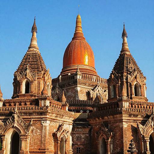 Vibrant Ancient Buddhist Temple