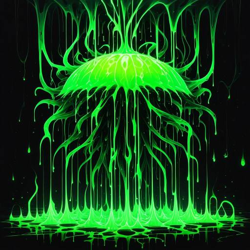 Eldritch Horror with Neon Hover Orbs Eldritch Horror with Neon Hover Orbs