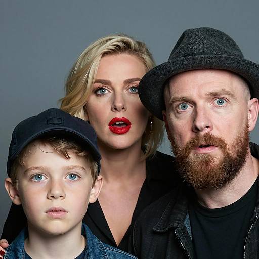 Surprised Family Portrait