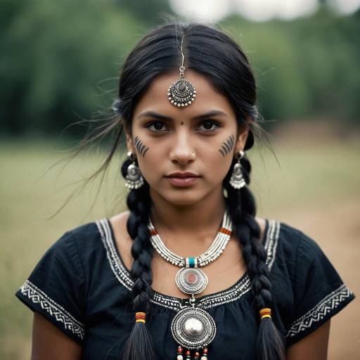 Stunning Native Indian Costume Portrait