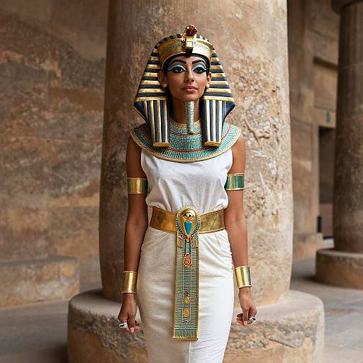 Woman in Ancient Egyptian Costume
