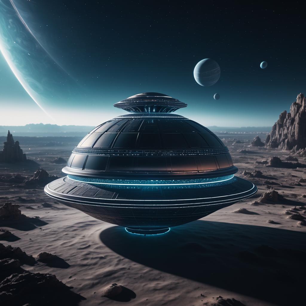 Cinematic Vision of Alien Spacecraft