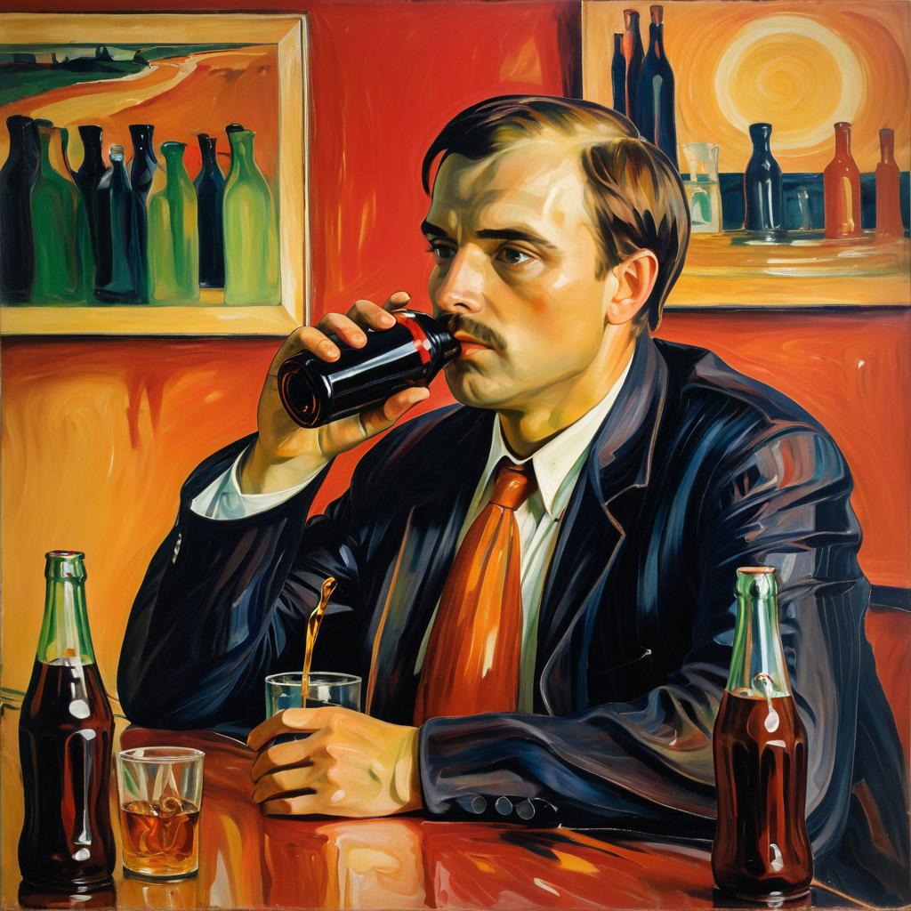 Modern Interpretation of Munch's Cola