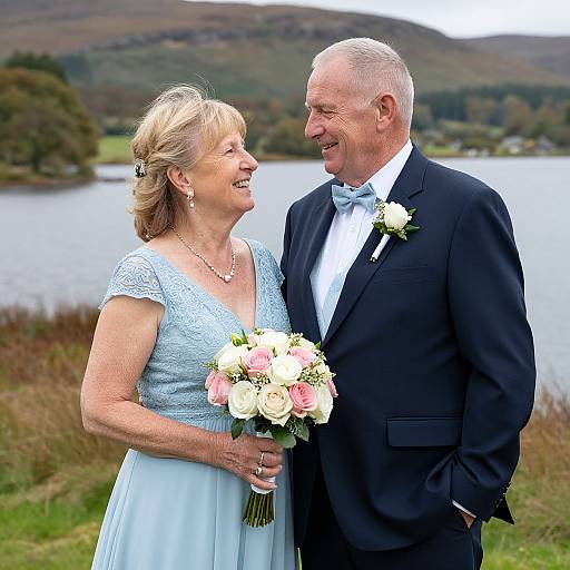 50th Wedding Anniversary Celebration Outdoors