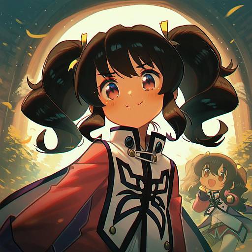 Illustration of Anise tatlin, tales of (series) in the style of Porforever