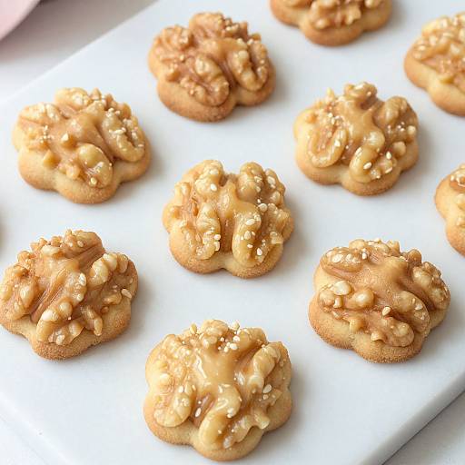 Walnut Shaped Dulce de Leche Cookies