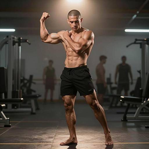 Cinematic Portrait of a Fit Latin Model