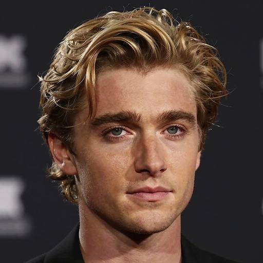 Photorealistic Blonde Hair Portrait