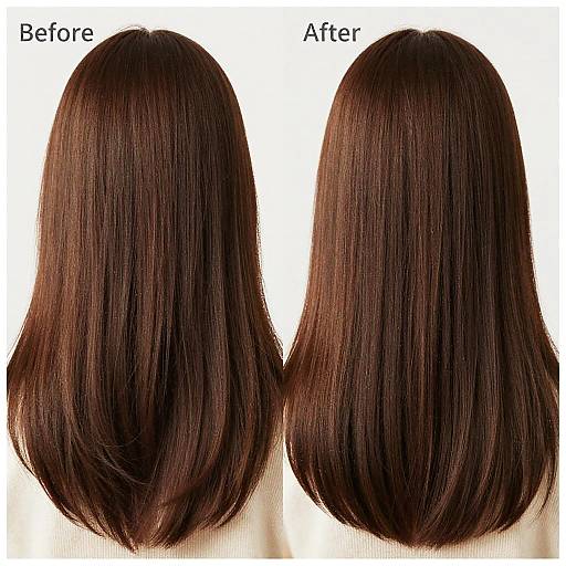 Before and After Hair Color Transformation