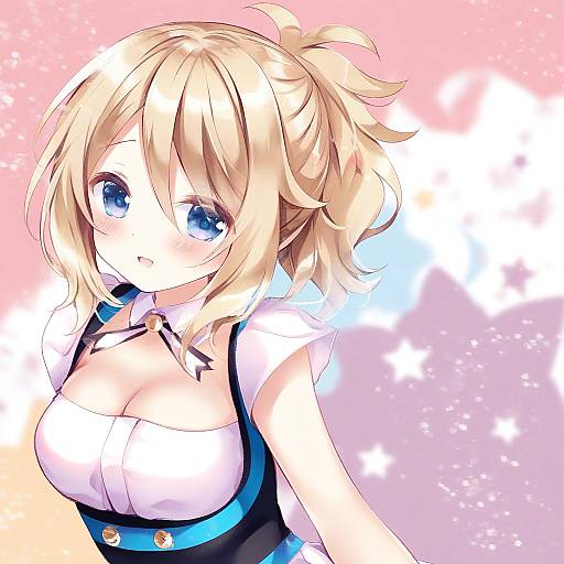 Illustration of Aoyama blue mountain, gochuumon wa usagi desu ka? in the style of Nogi takayoshi