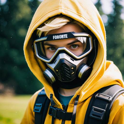 Realistic Fortnite Kid Drift Costume Portrait