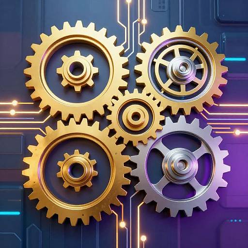 Cyberpunk Abstract Kapital Gears