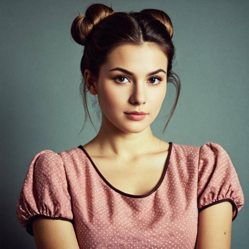Vintage Fashion: Solo Girl in Pink Dress